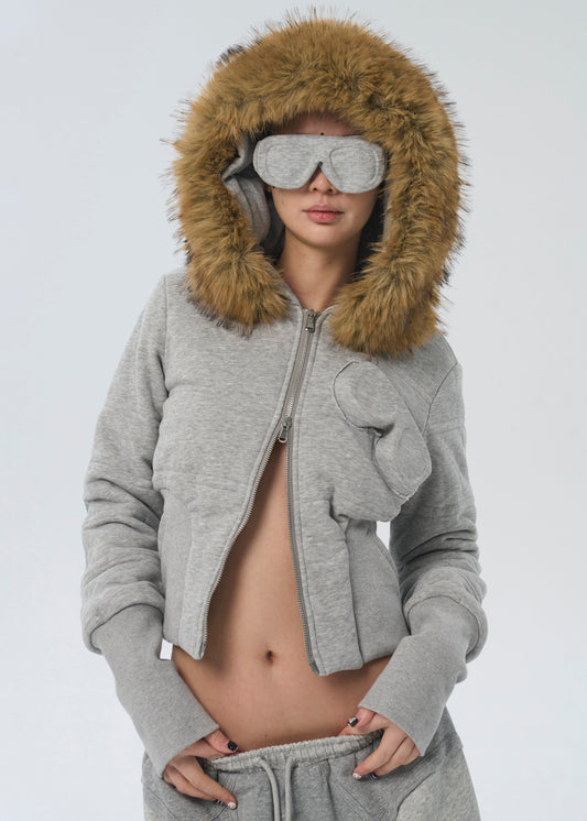 EMBOSSED SUNGLASSES BOMBER