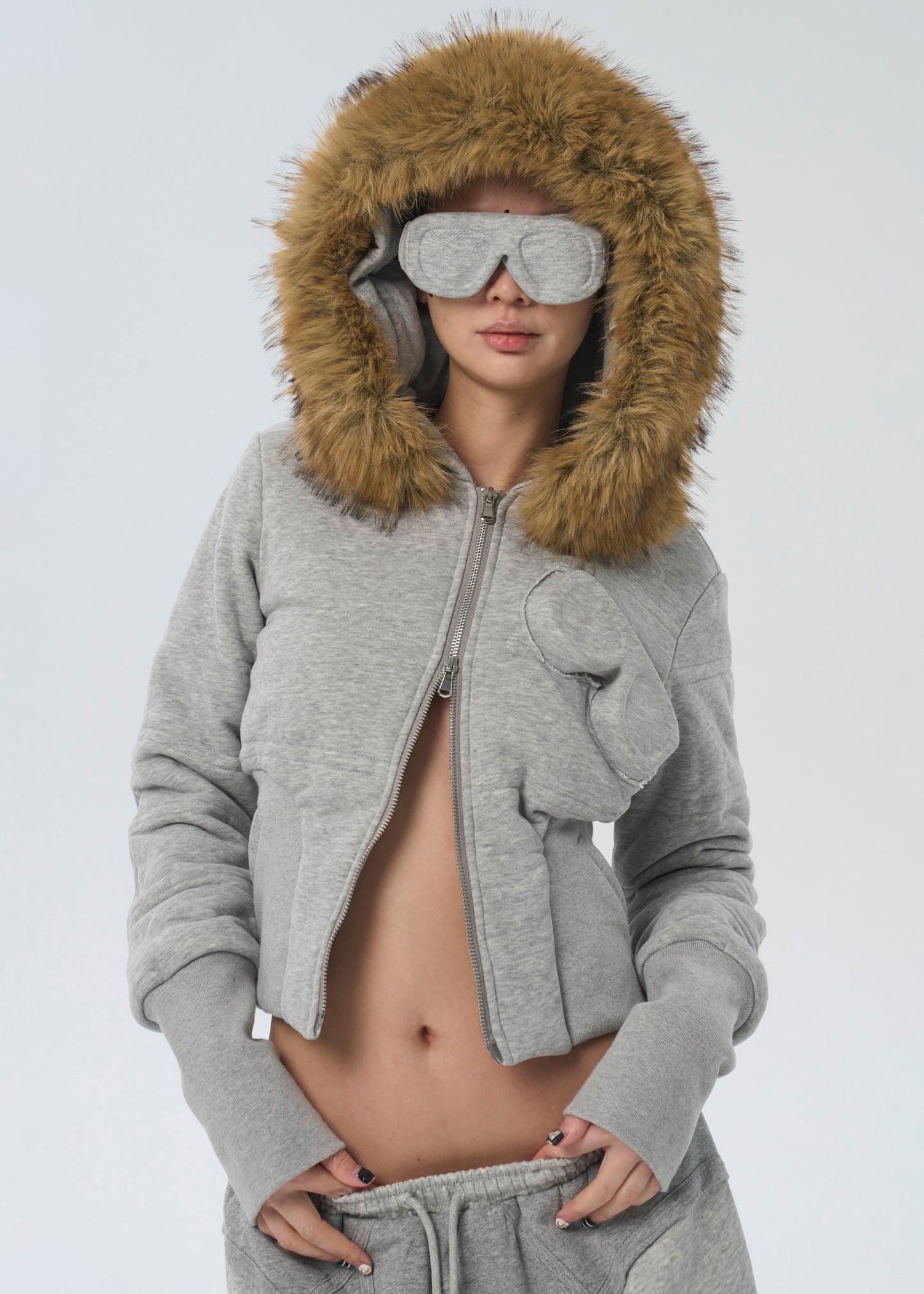 EMBOSSED SUNGLASSES BOMBER