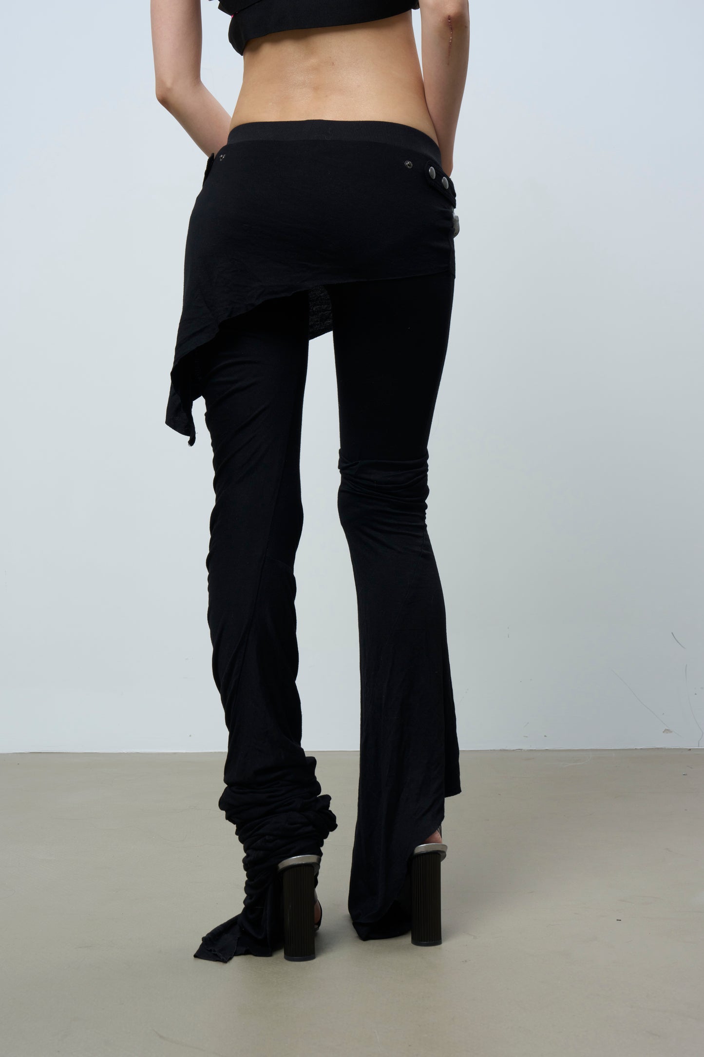 CINCHER SPIRAL PANTS BLACK