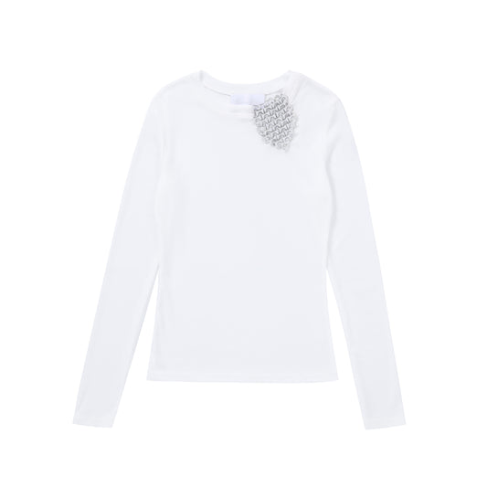 CHAINMAIL SHEER LONG SLEEVE SHIRT